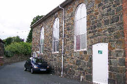 Welshpool Baptist Church located at the end of Chelsea Lane, Welshpool.